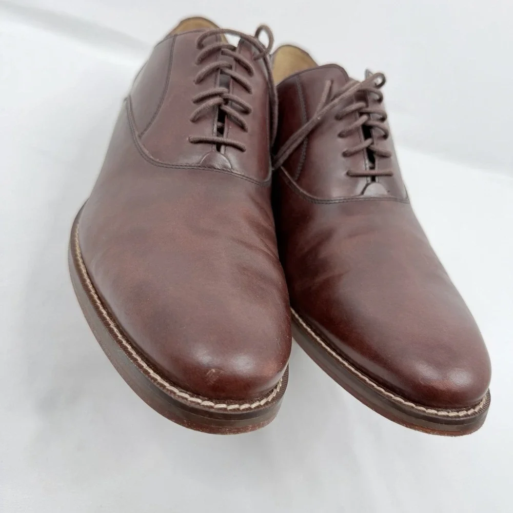 Cole Haan Oxford Men's Dress Shoes Brown Leather  Size 10.5 M